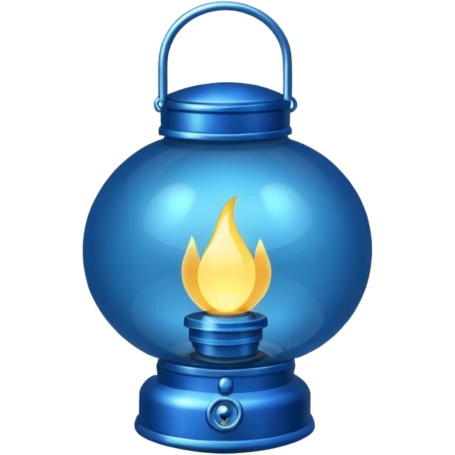 Blue colour ka lalten emoji