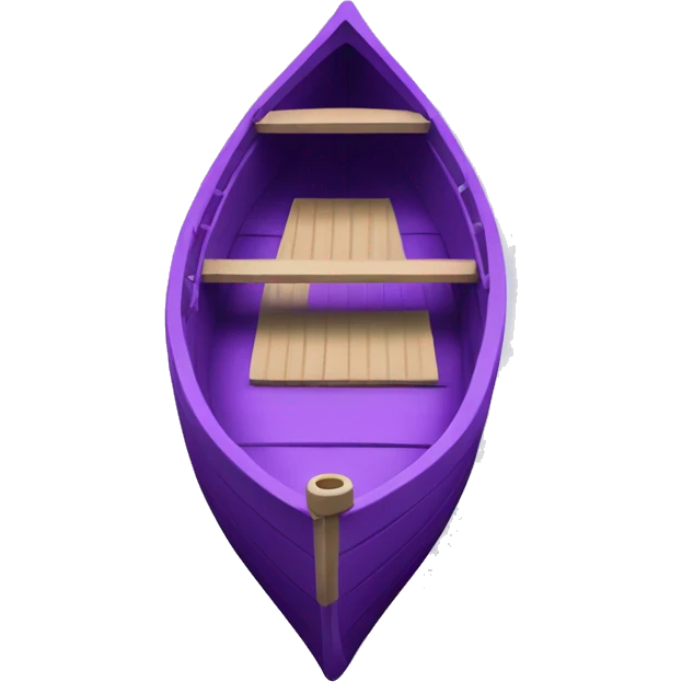 Purple boat  emoji