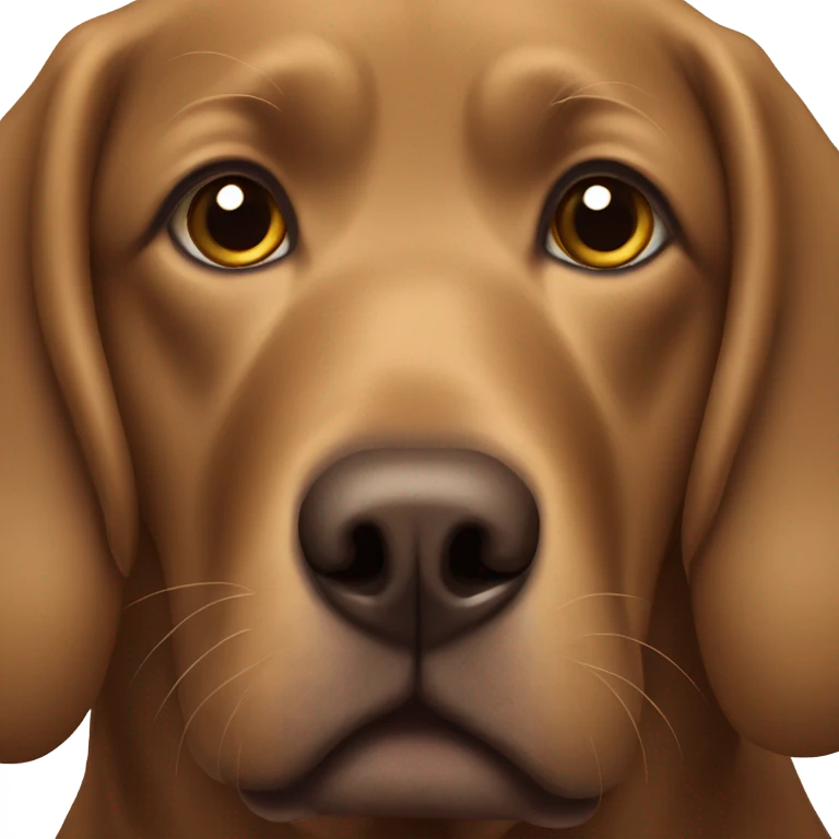 Labrador with brown fur  emoji