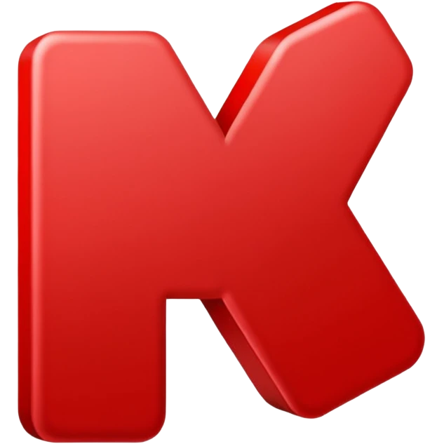 The Word IMPORTANT written in a red font emoji