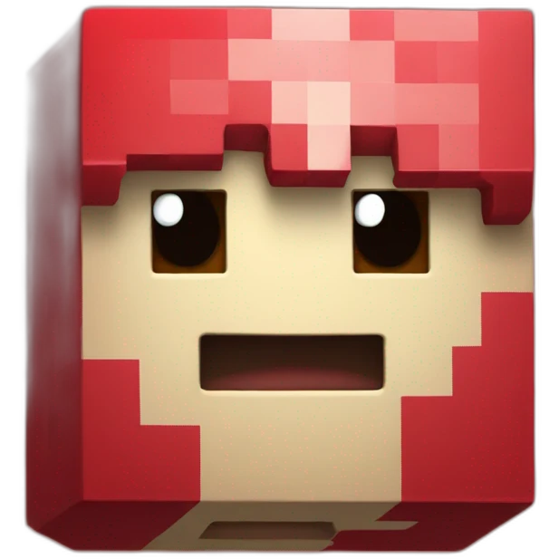 Red Minecraft Apple emoji