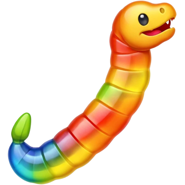 lombriz de gomita emoji