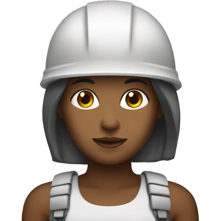 Mulher Loira, com capacete emoji