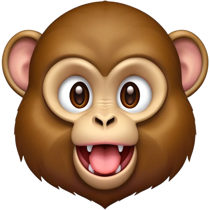 Monkey with tongue out  emoji