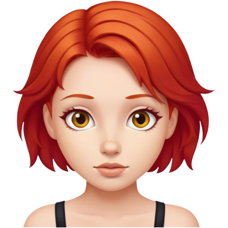 Chica pelo rojo emoji
