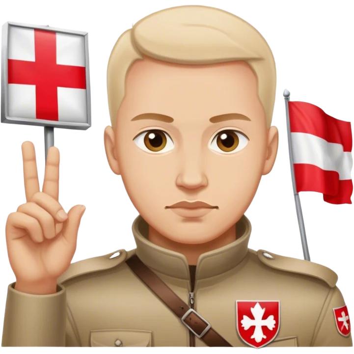 Man polish nationalist poland
 emoji