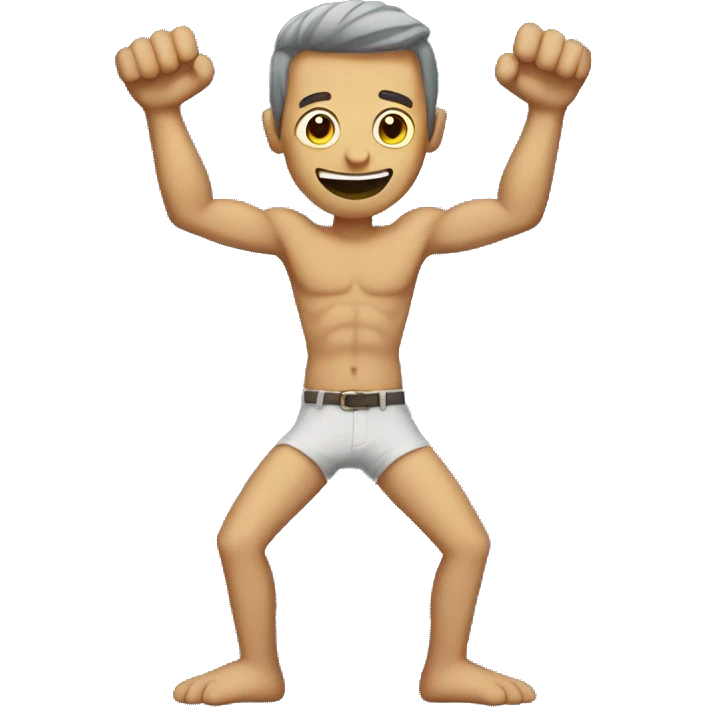 Man with 8 arms emoji