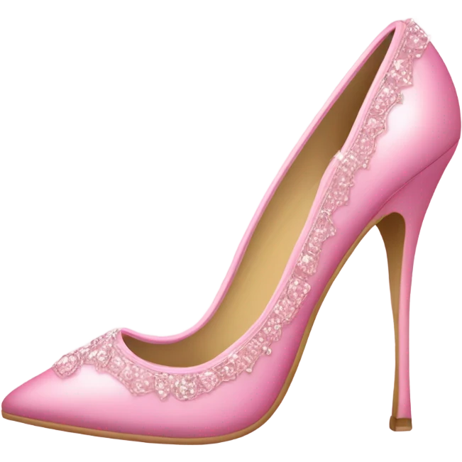  Pink aesthetic heels  emoji