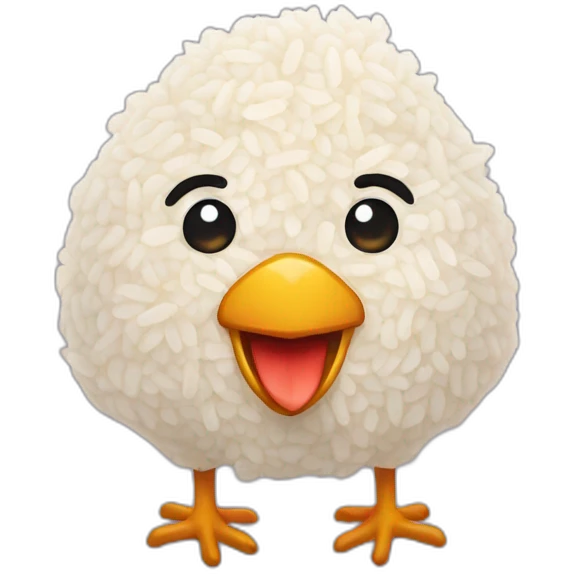 Chinese chicken and rice  emoji