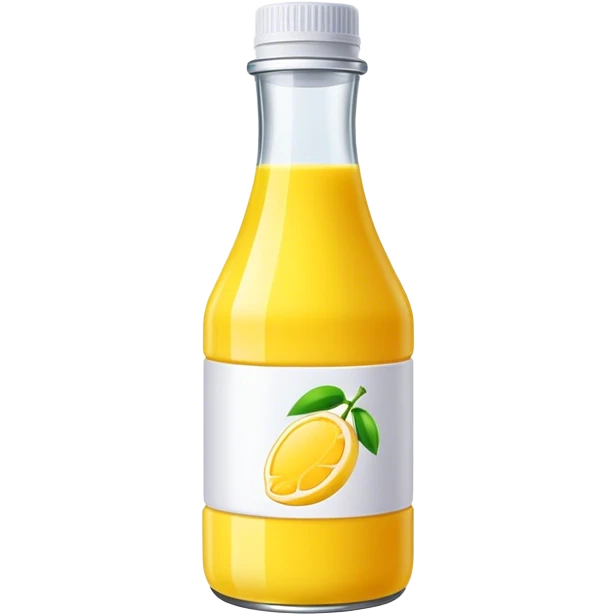 Yellow juice bottled emoji