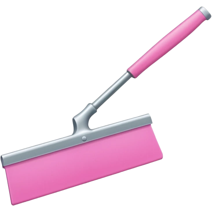 Cleaning Squeege pink emoji