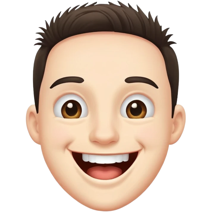 laughing boi with lashes  emoji