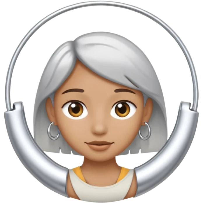 Hoop piercing  emoji