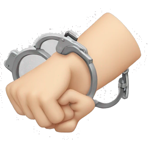Handcuff HANDS emoji