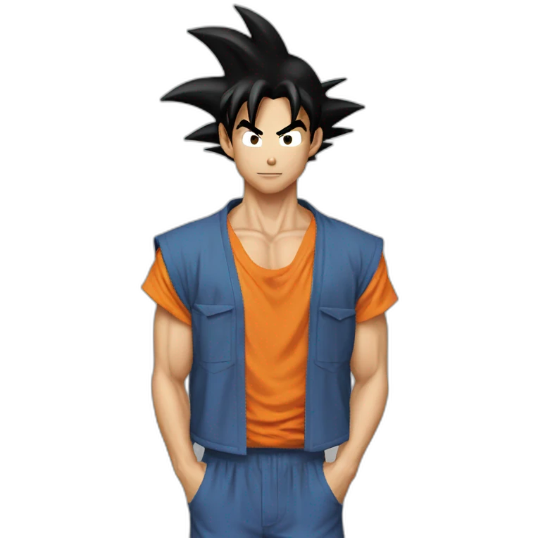 does goku clean nuts? emoji
