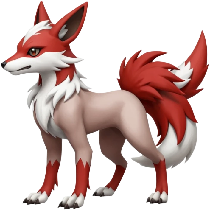 Meloetta-Zangoose-Lycanroc-Sergal-Pokémon-Fakémon-fusion-hybrid-creature emoji