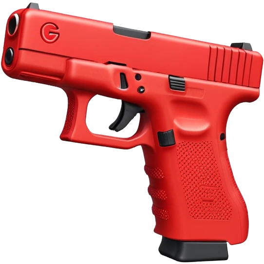 Red Glock with a switch emoji