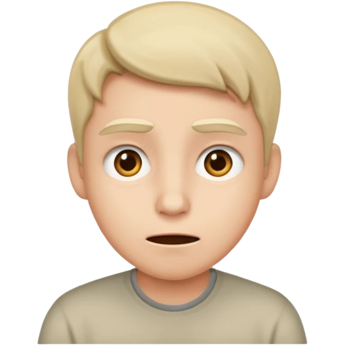 Anxious
 Irritated
 Confused
 Unsure
 Hopeful
Neutral (slightly cautious)
 (Excited → Confused) emoji