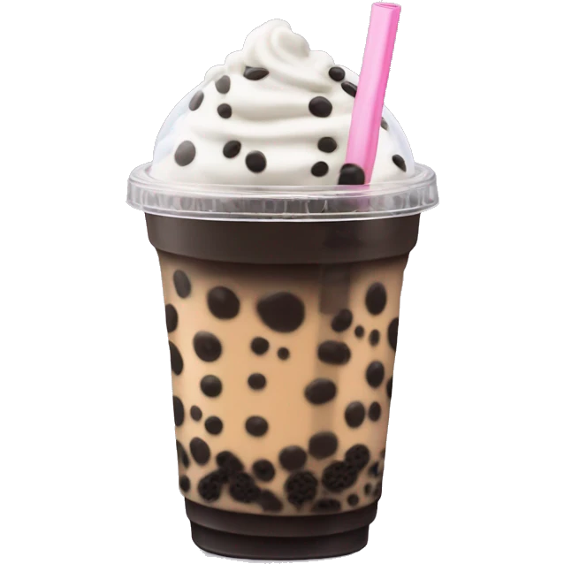 Bubble tea Oreo  emoji