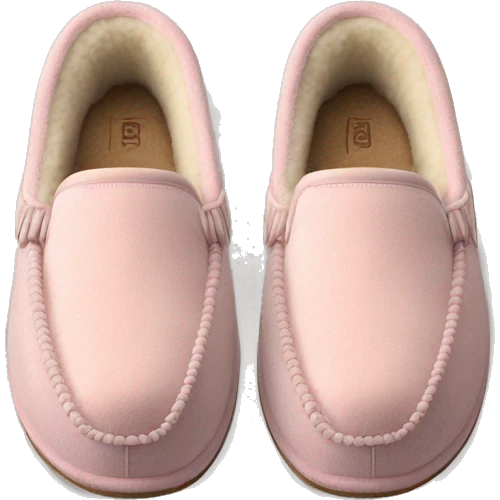 light pink UGG Tasman slippers emoji