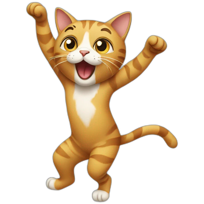 cat dancing emoji
