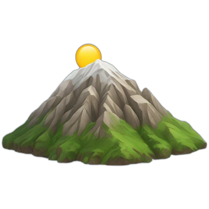 mountain emoji
