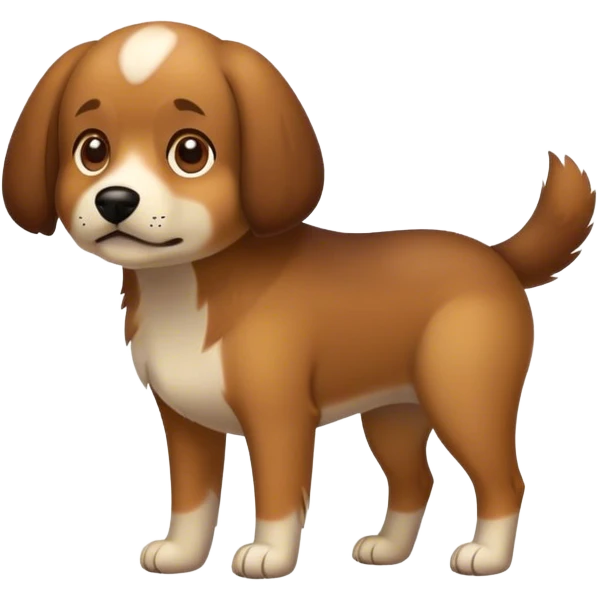 Dog with no legs  emoji