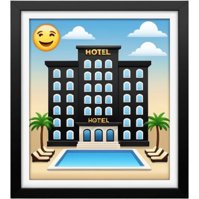 the hotel emoji