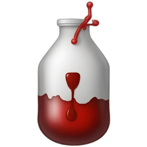 Blood bag emoji
