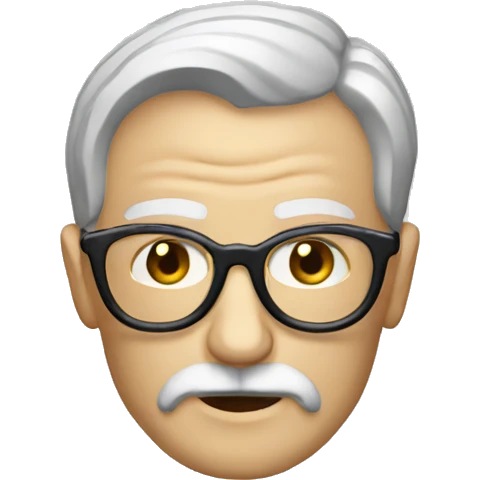 create a the psychologist freud emoji