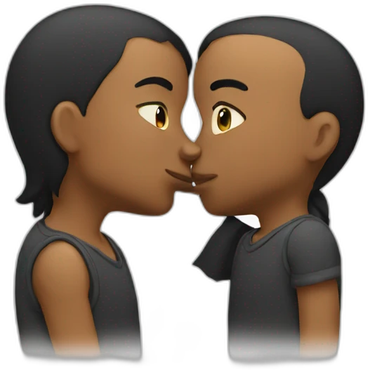 kissing emoji