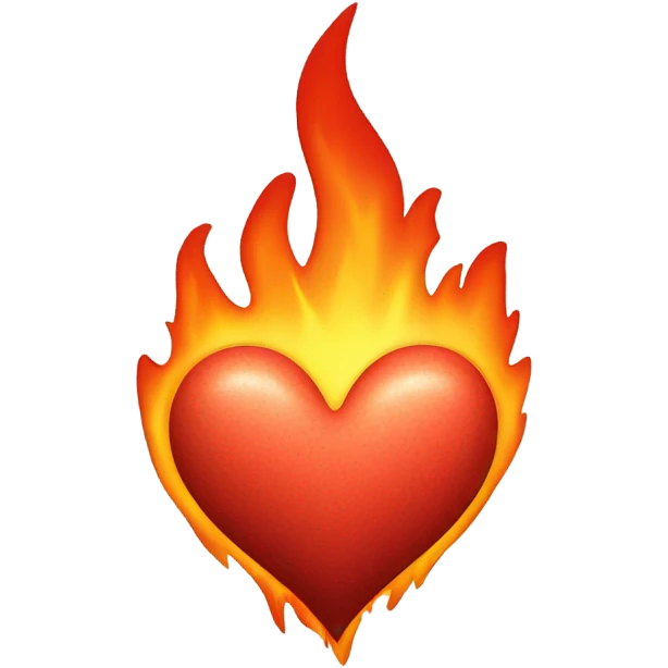 heart on fire emoji
