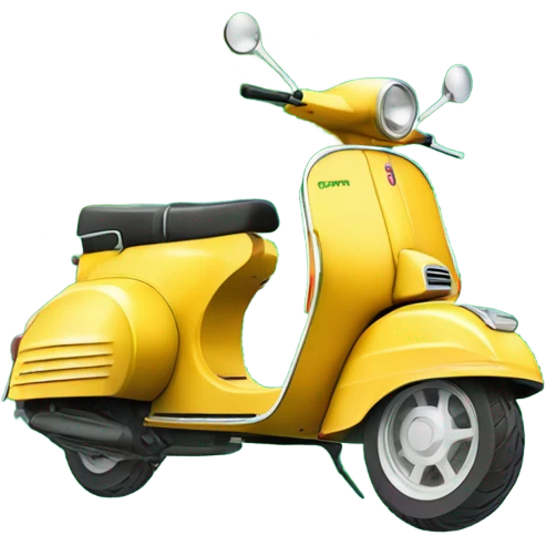 Palm tree and vespa emoji