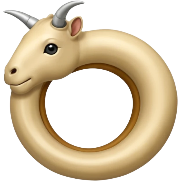 capra ornata di gioielli  emoji