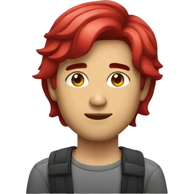 persona masculina con cabello rojo  emoji