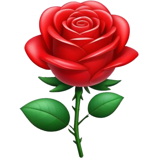 rose toy emoji