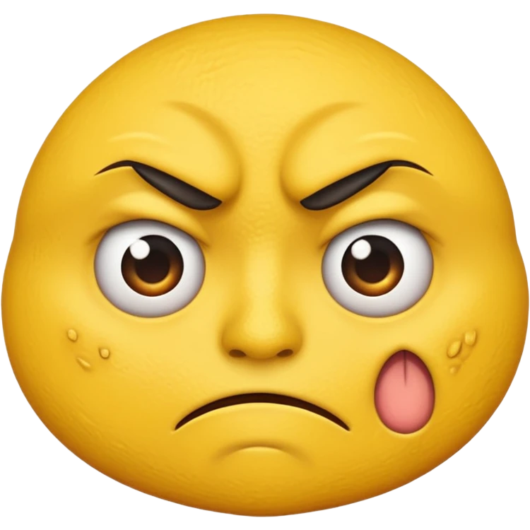 disgusted emoji emoji