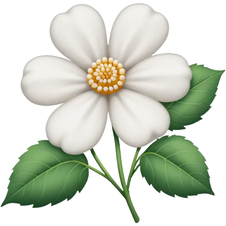 Cotton flower no fsce emoji