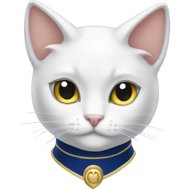 Luna cat from sailor moon emoji