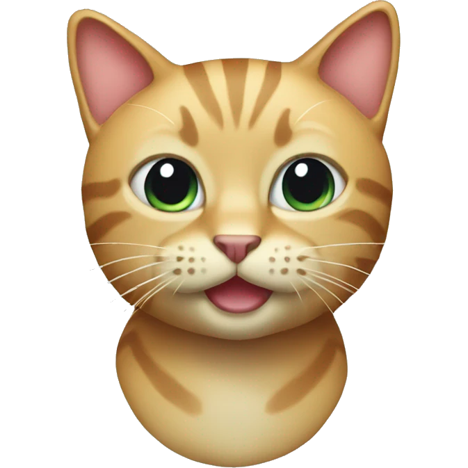 Plastic cat emoji
