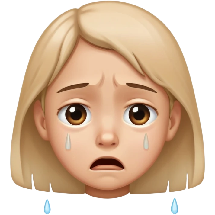 Crying 10 year old emoji