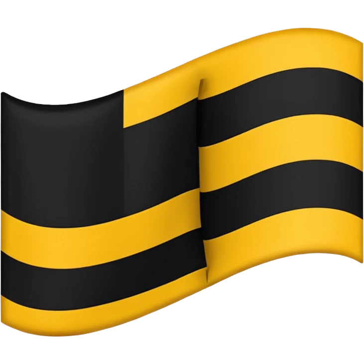 Flag of Russian empire (Black-Yellow-White flag) emoji