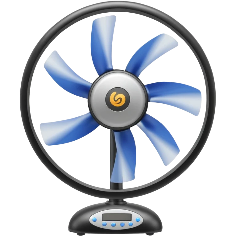 tower fan with motion lines emoji