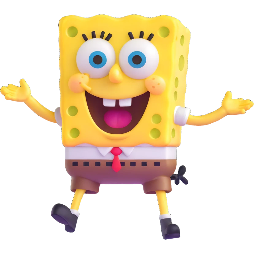 iconic SpongeBob SquarePants emoji