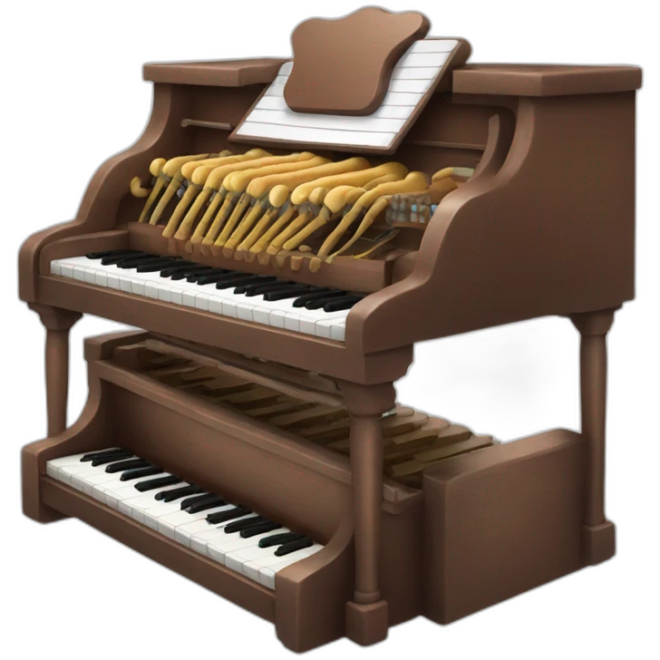 organ instrument with tube emoji