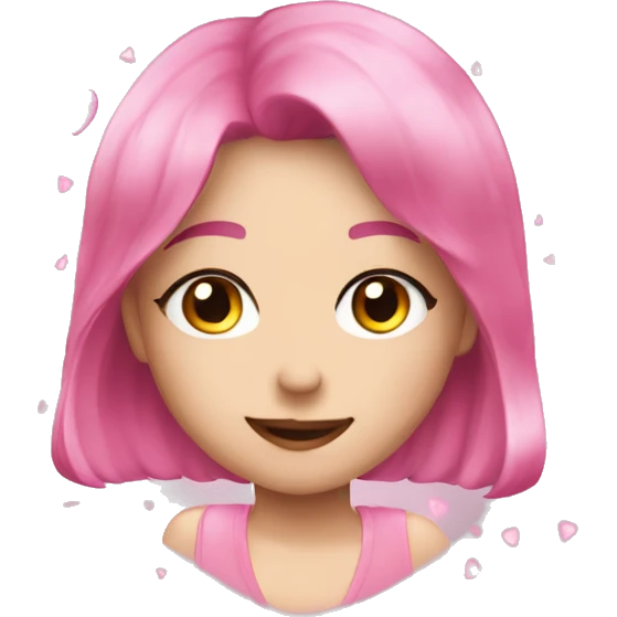cuore rosa glittery emoji