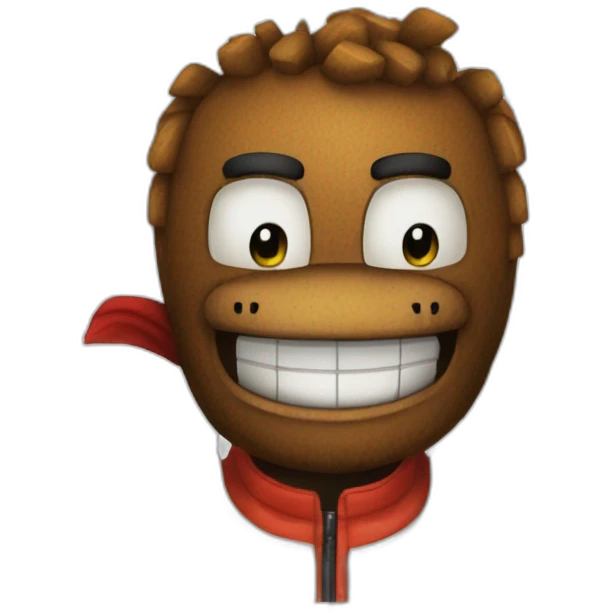 Karting avec freddy fnaf dessu emoji