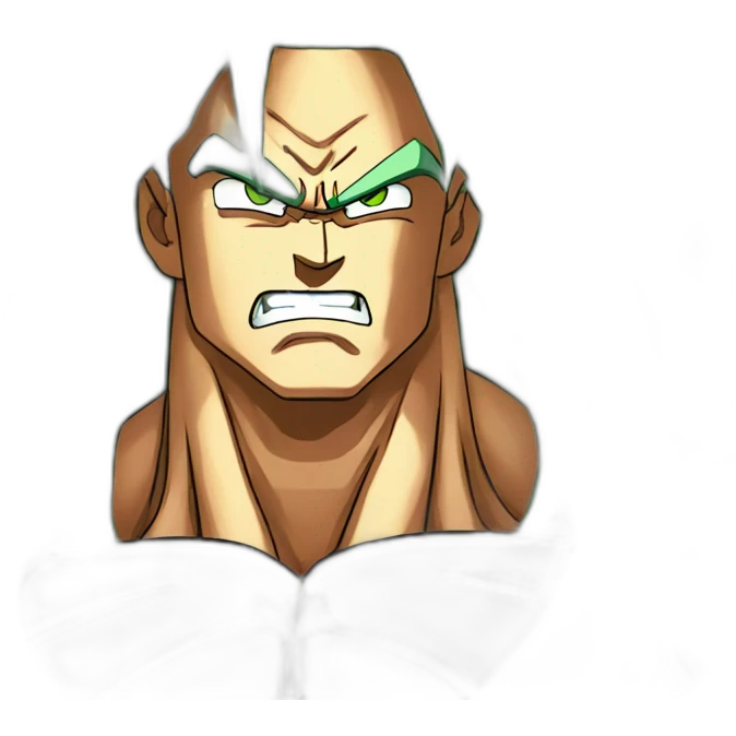 Broly dragon ball super face emoji
