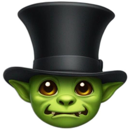 goblin top hat emoji
