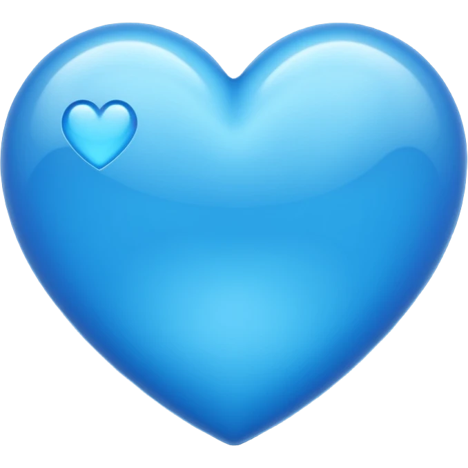 blue heart emoji